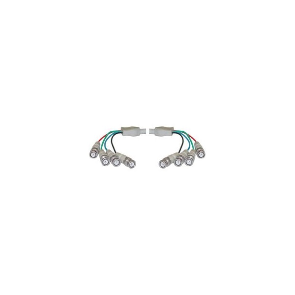 Cable Wholesale BNC x 4 Male to BNC x 4 Male Cable, Double-Shielded, 25 foot 10B1-06125 - main